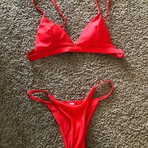 Never worn bright colored bikini